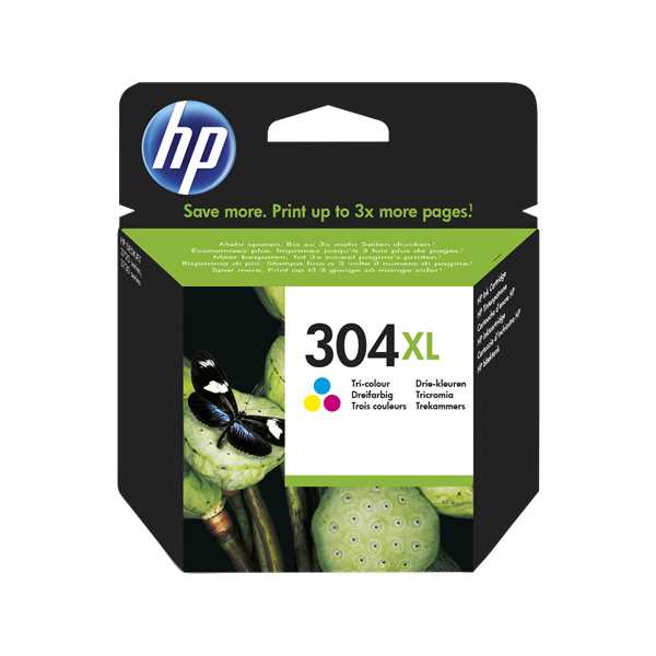 Cartridge HP 304 XL Tri-color (Cyan/Magenta/Yellow)/Tri-color Cyan/Magenta/Yellow