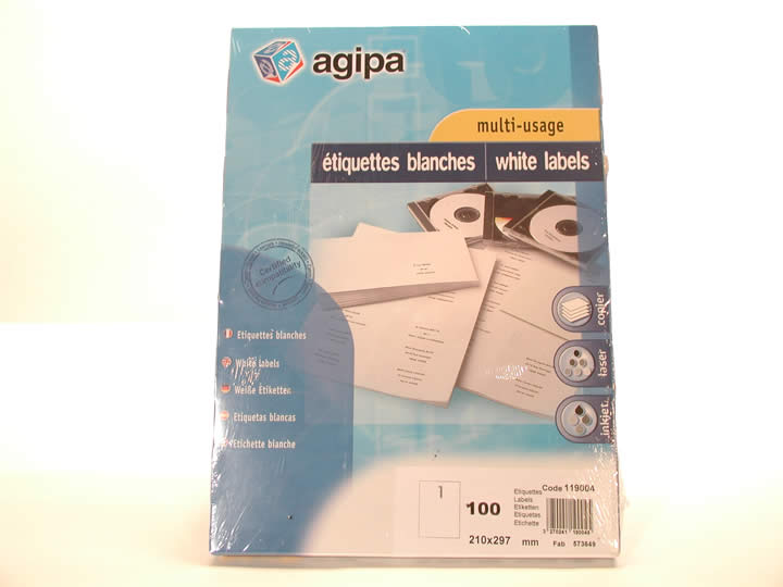 Etiketten Agipa, multifunctionele etiketten