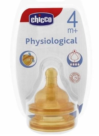 Zuigspeen Chicco Physiological, geschikt voor fles Chicco