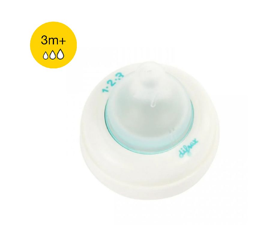 Zuigspeen Difrax 1-2-3 Ring Wide doseerspeen, geschikt voor fles Difrax