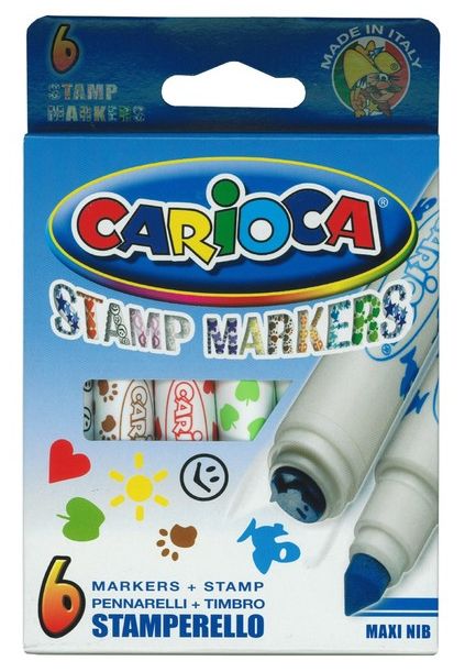 Stift Carioca Stamp Markers, kleurstift/stempelstift