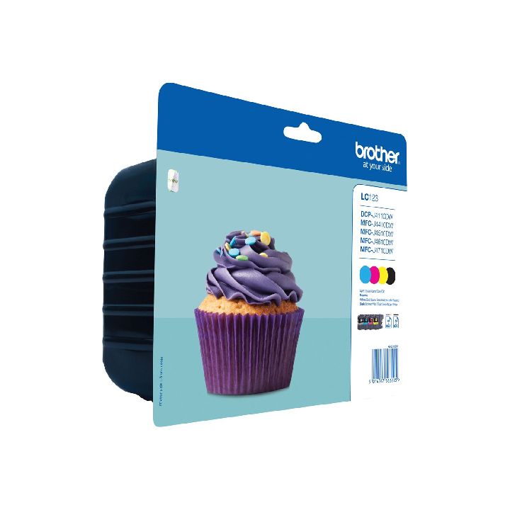 Cartridge BROTHER LC-123 Multipack Black/Cyan/Magenta/Yellow