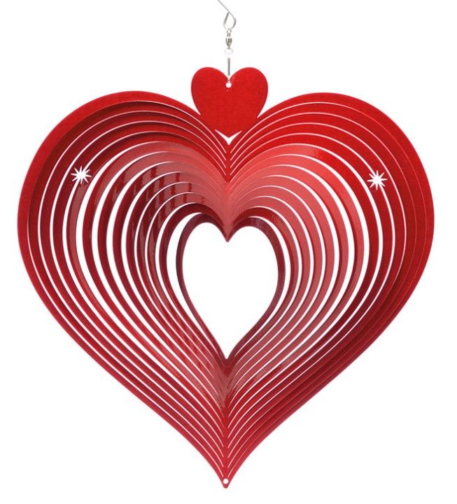 Hangfiguur Spin-Art Spinners, Heart, hart | Original