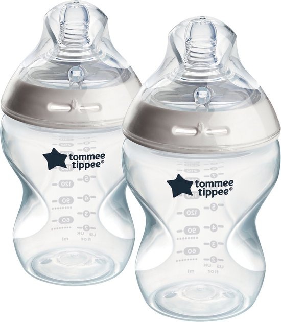 Fles Tommee Tippee, XL breedhalsfles, 260 ml