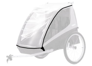 Regenscherm/windscherm Thule Rain cover, geschikt voor fietskar Thule Coaster XT