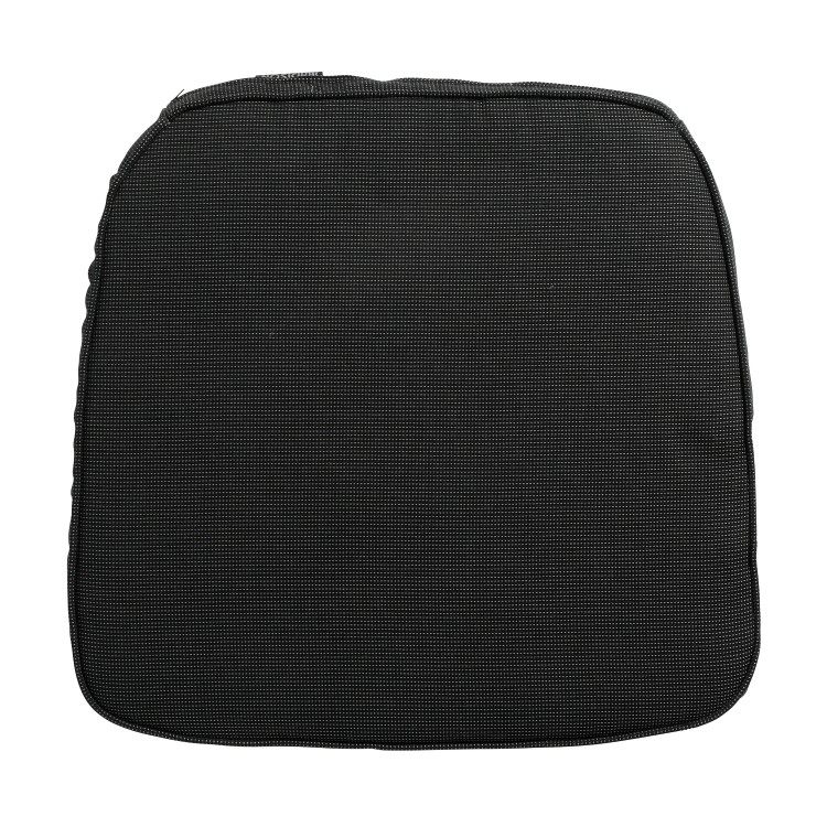 Wickerstoelkussen Madison, Rib, black