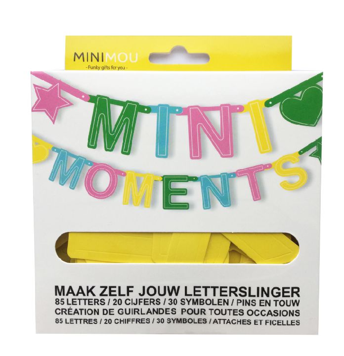 Guirlande MINIMOU Letterbanner | Mini Moments