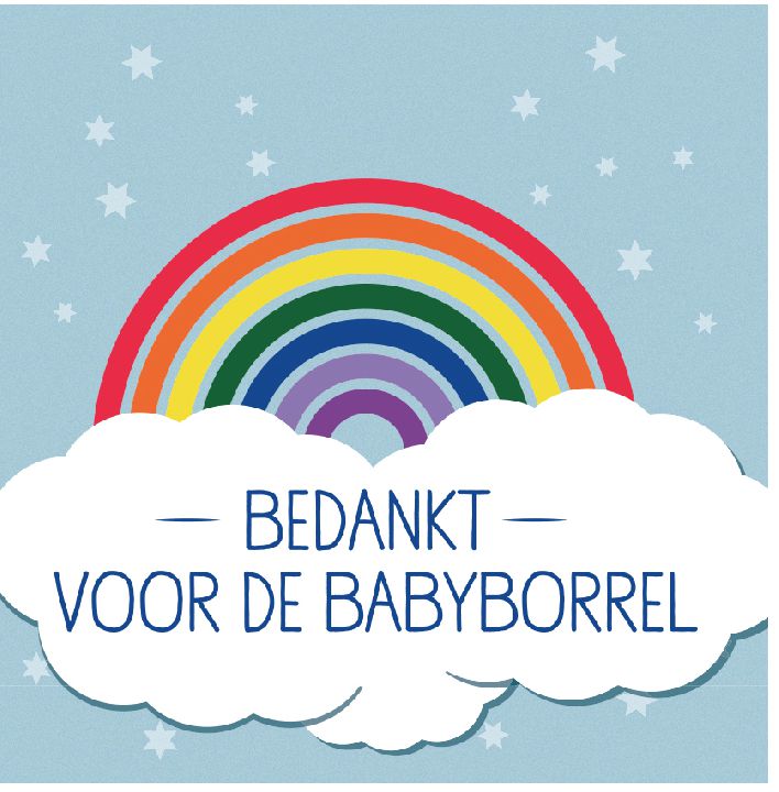 Wenskaart MINIMOU, geschenkkaart | Regenboog