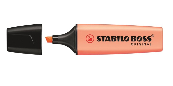 Tekstmarker Stabilo Boss Original, tekstmarker | Pastel