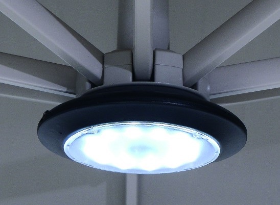 Verlichting parasolverlichting, koel wit, voor Hawaii parasol