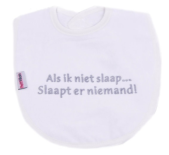 Slabbetje PetitVillain Als ik niet slaap