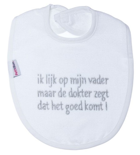 Slabbetje PetitVillain Ik lijk op mijn vader