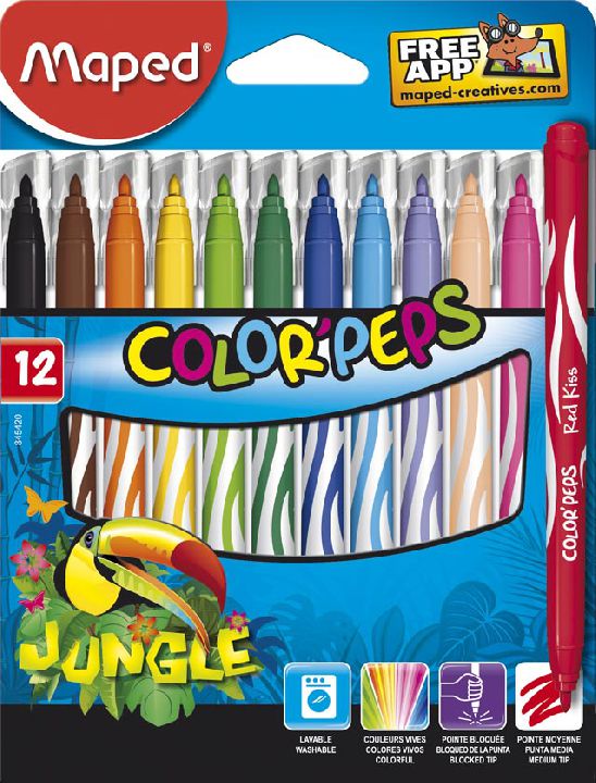 Stift MAPED Jungle, kleurstift | Color' Peps
