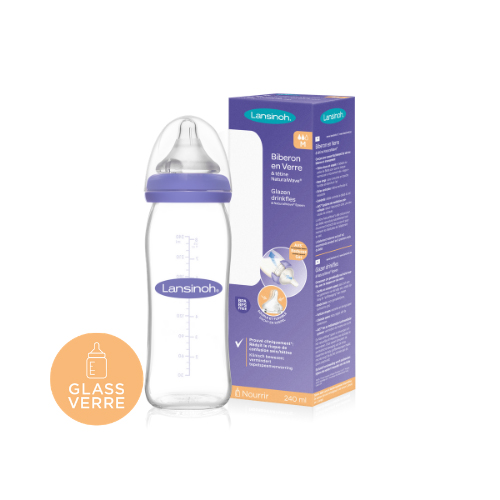 Fles Lansinoh, breedhalsfles, 240 ml