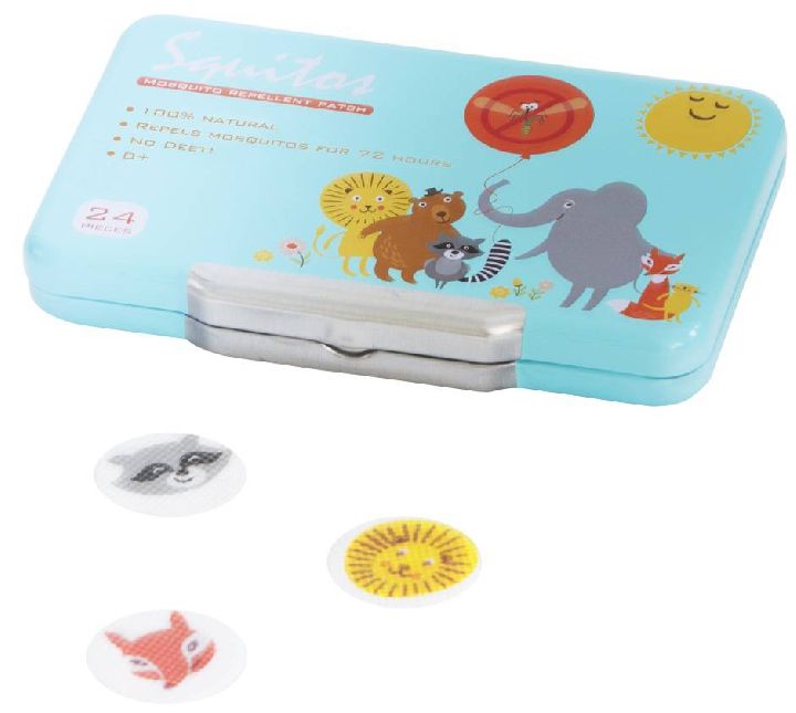 Lemon eucalyptus citronella stickers Squitos Squitos