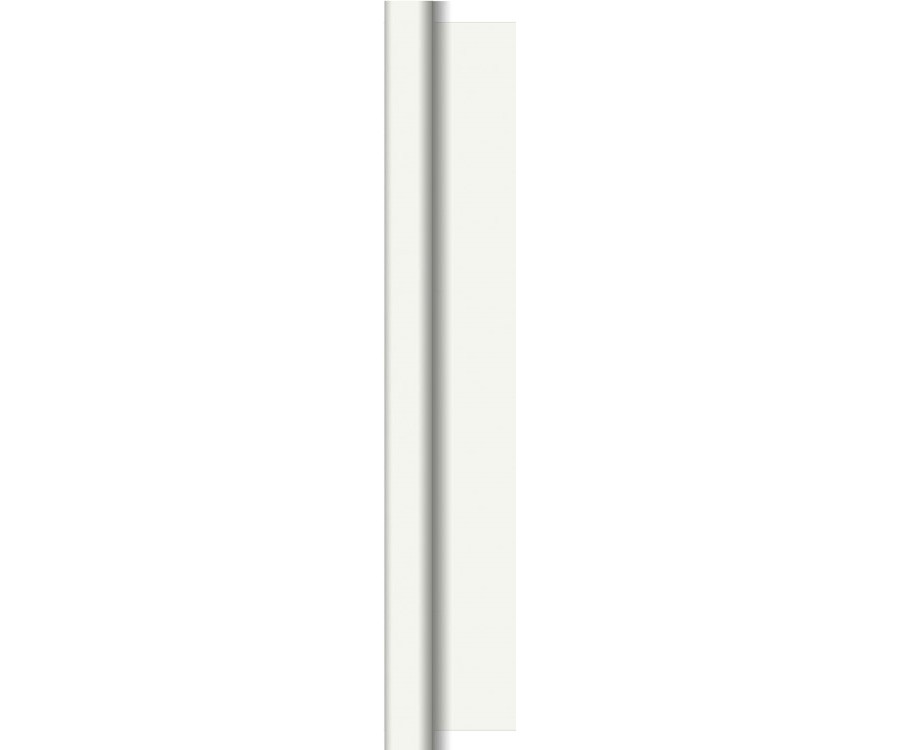 Tafelkleed Duni, white, 118 x 800 cm