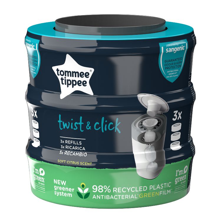Luieremmer navulling Tommee Tippee Cassette Twist, geschikt voor Tommee Tippee Sangenic Twist/Sangenic Hygiene Plus