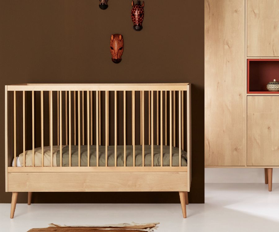 Bed Quax, Cocoon Natural Oak, Cocoon Natural Oak 60x120, babybed