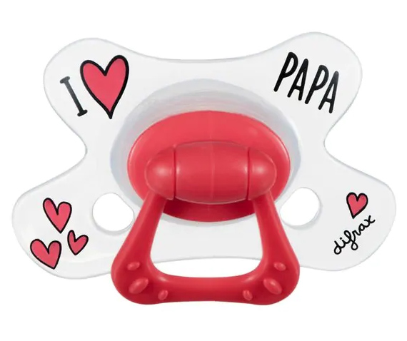 Fopspeen Difrax Natural 6-12M | I Love
