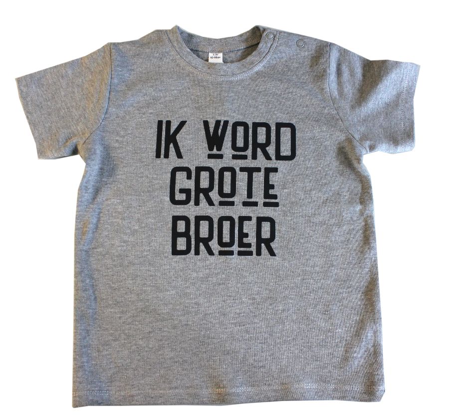 T-shirt C-print(T)hings Ik word grote broer