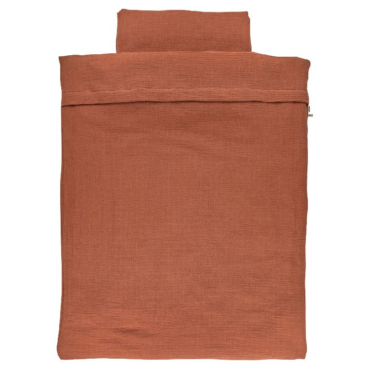Donsovertrek Trixie, geschikt voor babybed 60x120/babybed 70x140 | Bliss rust
