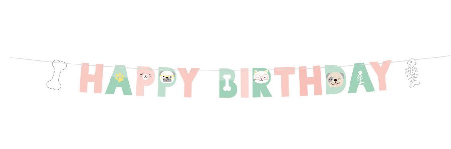 Feestartikelen AMSCAN, banner | Hello Pets