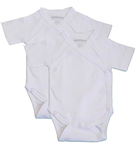 Body PetitVillain geboortebody met overslag