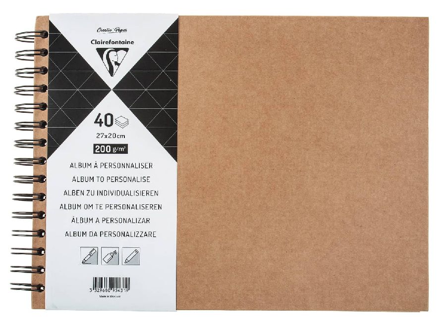Tekenpapier CLAIREFONTAINE, schetsboek | Creativ Paper