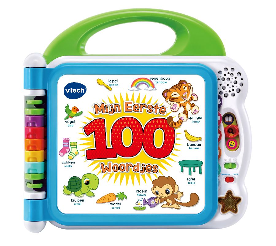 Interactief boek Vtech Mijn Eerste 100 Woordjes | geluidenboek