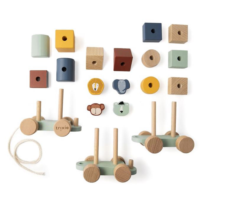 Blokken Trixie Animal train | blokkentrein