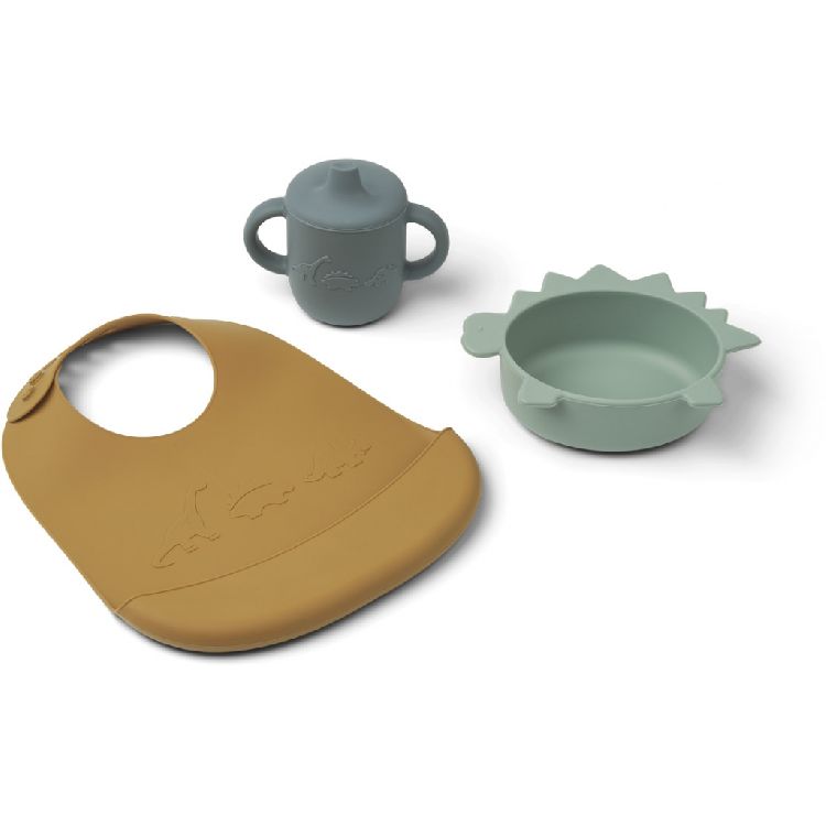 Eetset Liewood Connor Baby Dining Set | Dino