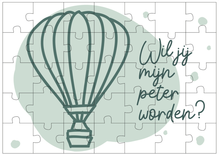 Puzzel MINIMOU | Green Balloon