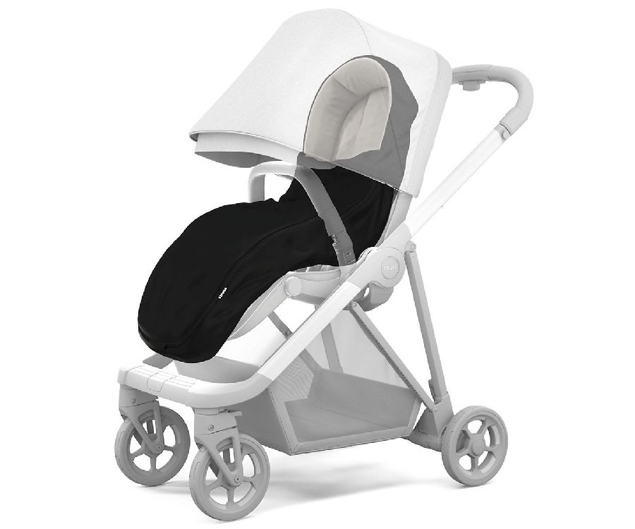 Voetenzak Thule Footmuff, geschikt voor wandelwagen/buggy/fietskar Thule Glide 2/Urban Glide 2/Urban Glide 2 Double/Urban Glide 3/Urban Glide 3 Double/Urban Glide 4-wheel/Sleek/Spring/Shine/Coaster XT 2/Courier 2/Chariot Cab 2/Chariot Lite 1/Chariot Lite 2/Chariot Cross 1 G3/Chariot Cross 2 G3/Chariot Sport 1 G3/Chariot Sport 2 G3