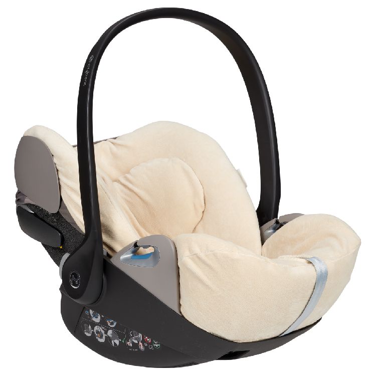 Autostoel hoes Koeka, geschikt voor Cybex Cloud Z i-Size/Cloud Z i-Size Plus/Cloud Z2 i-Size/Cloud Z2 i-Size Plus | Oddi warm white auto