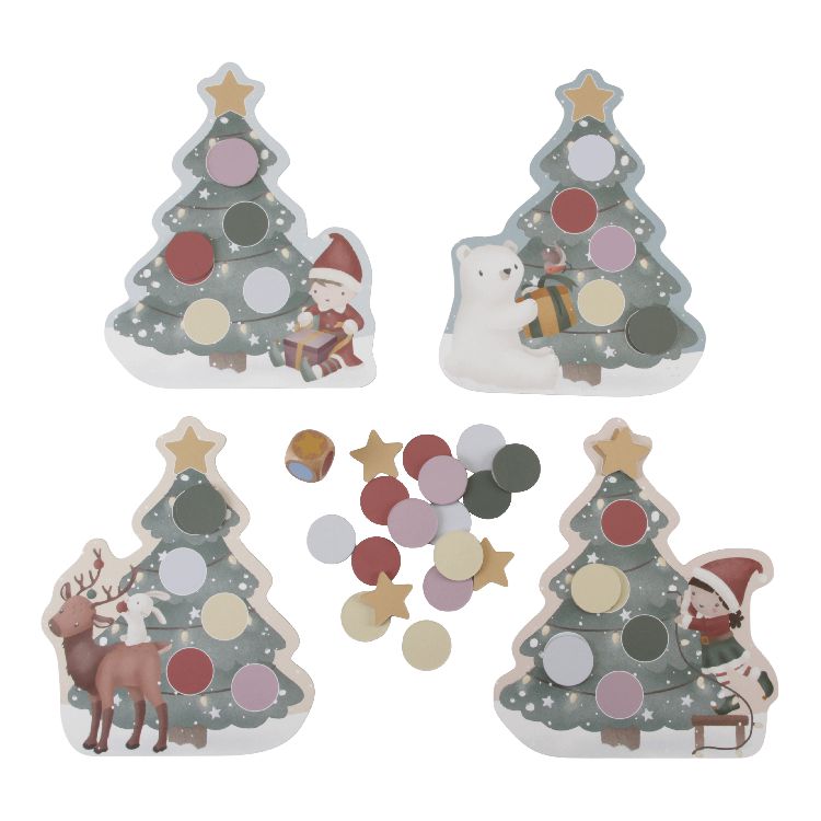 Gezelschapsspel Little Dutch made by Tiamo Kerstbomen Spel | Kerst