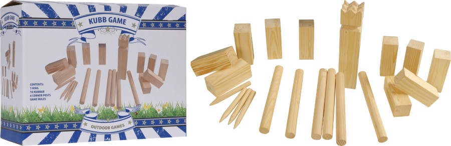 Speelset Outdoor Games Kubb Set Groot