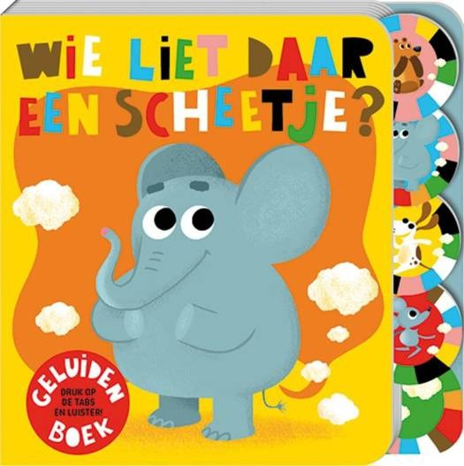 Interactief boek IMAGE BOOKS Wie Liet Daar Een Scheetje? | geluidenboek