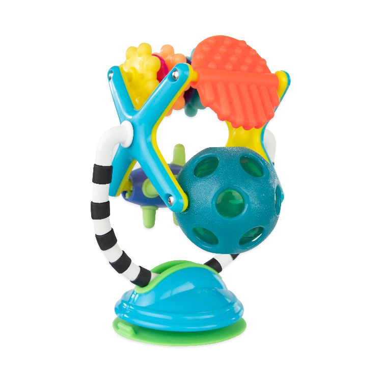 Zuignap speelgoed Sassy Teethe & twirl sensation station | Tray Toys