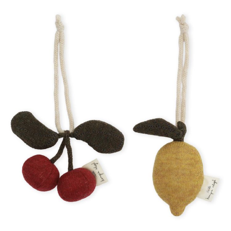 Speeltjes voor speelboog Konges Slojd Activity cherry lemon