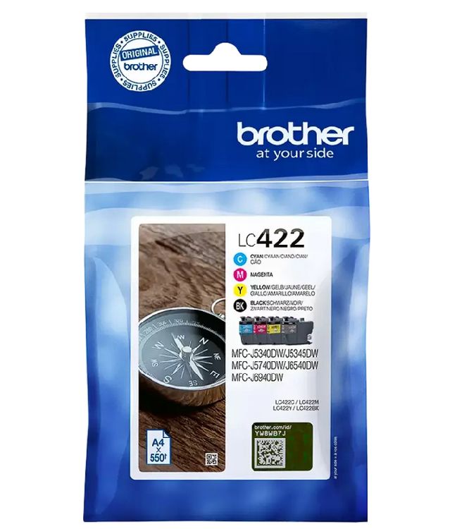 Cartridge BROTHER LC422 Multipack Black/Cyan/Magenta/Yellow