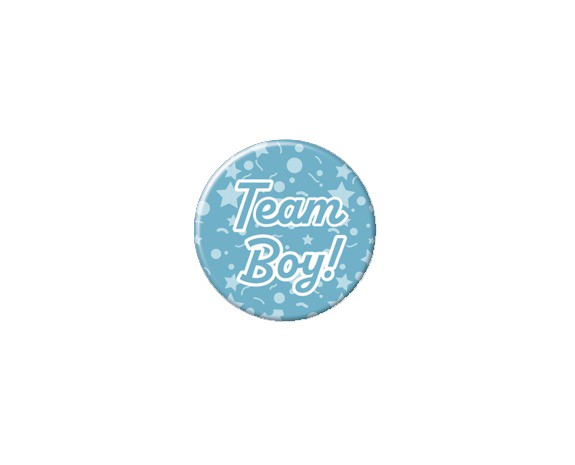 Button PD Party Badge Small Team Boy | Gender Reveal