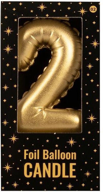 Feestartikelen PD Party Foil Balloon Candles - 2, kaars