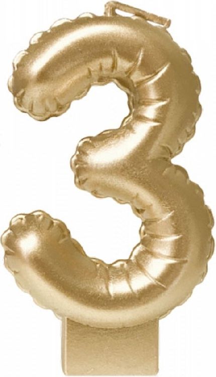 Feestartikelen PD Party Foil Balloon Candles - 3, kaars