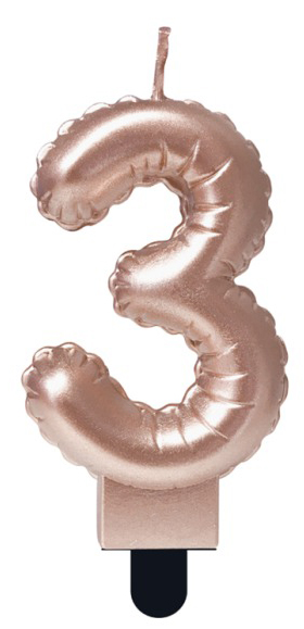 Feestartikelen PD Party Foil Balloon Candles - 3, kaars