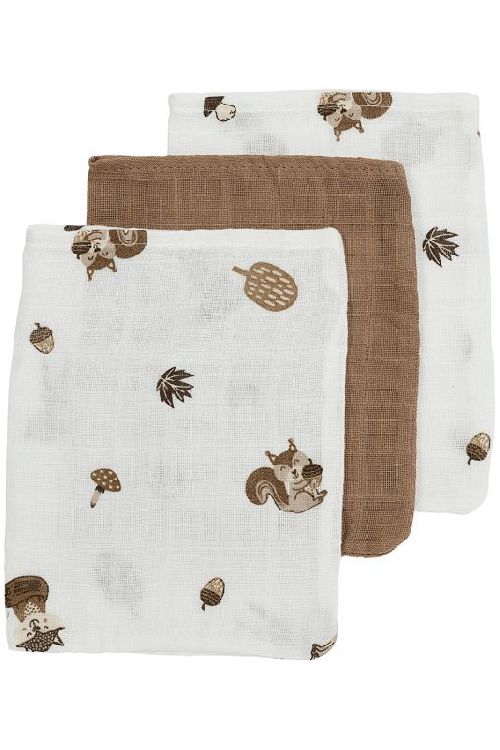 Washandje Meyco Baby | Forest Animals toffee