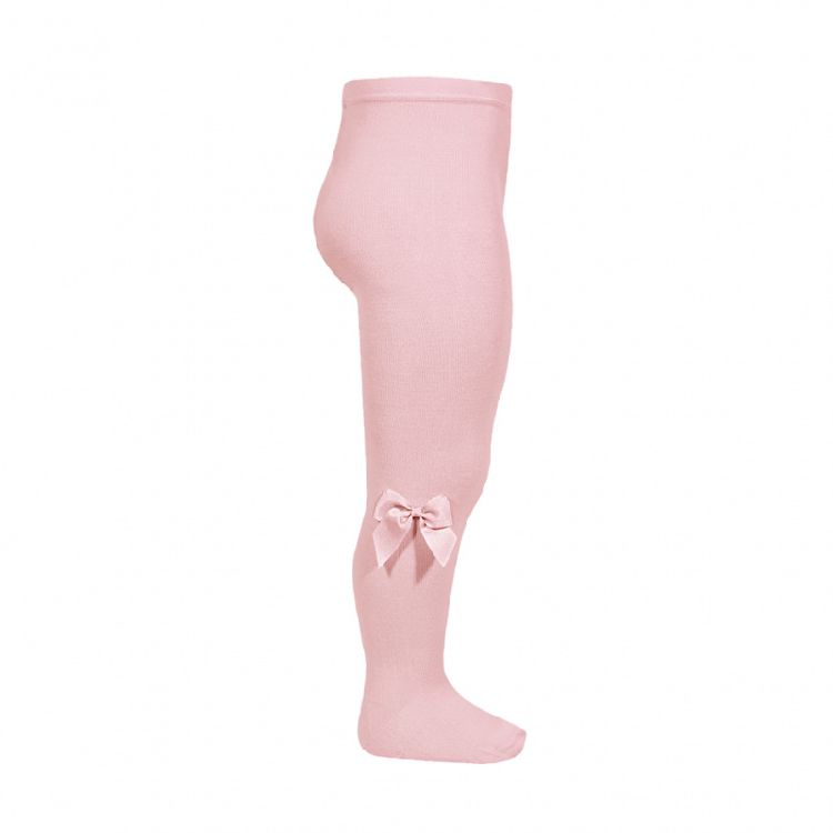 Kousen Condor Cotton Tights With Side Grosgrain Bow, broekkousen