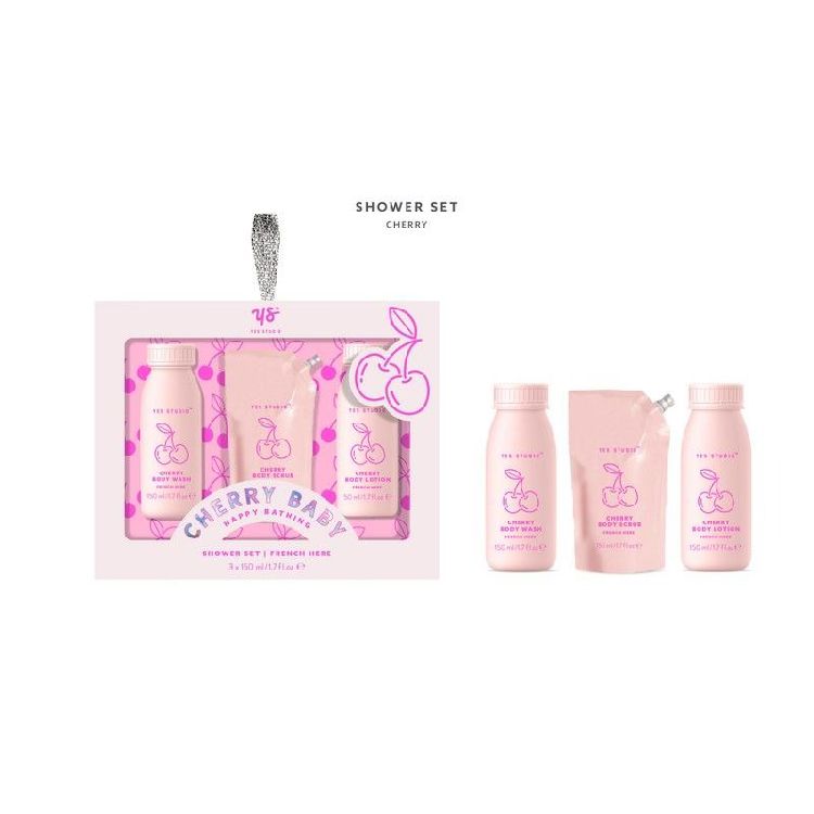 Verzorgingsset Yes Studio Cherry Happy Bathing