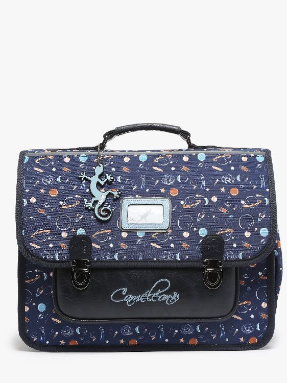 Boekentas Cameleon | Retro Blue Planet