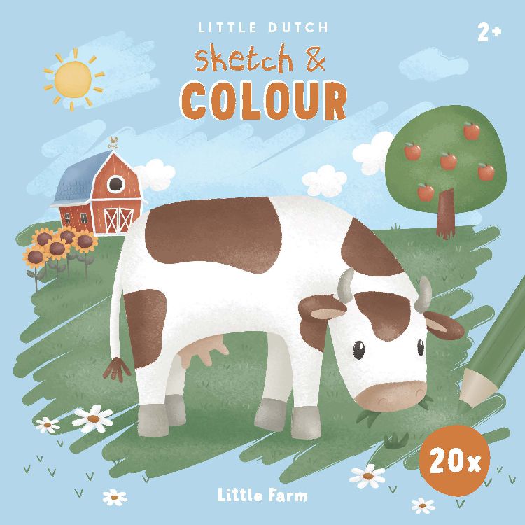 Kleuren Little Dutch Sketch & Colour | Little Farm