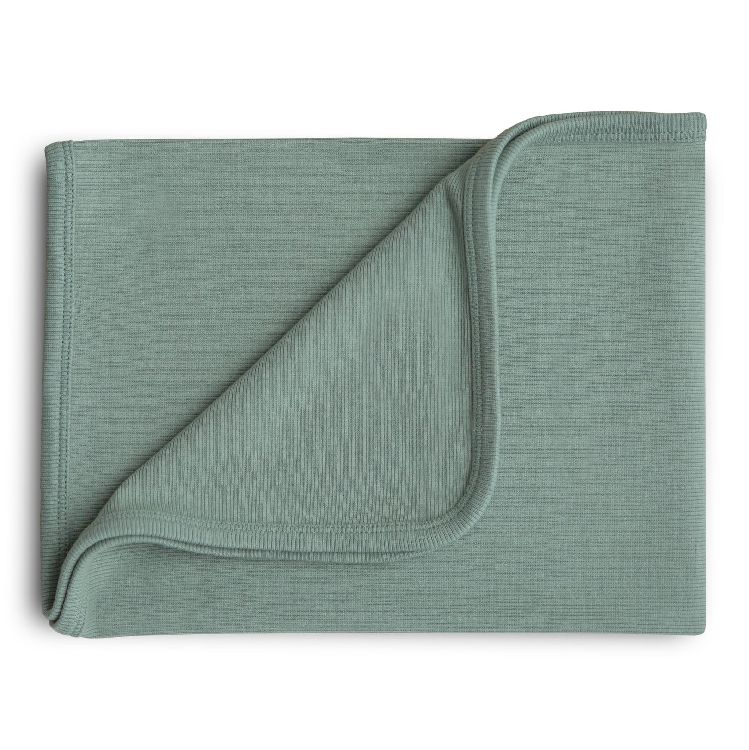 Deken Mushie Baby Blanket, geschikt voor wieg/draagmand/park | Ribbed